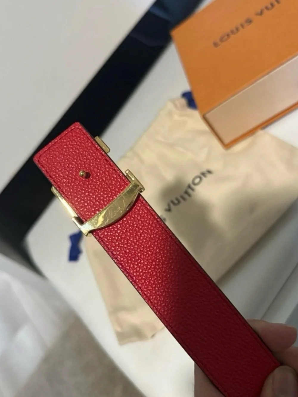 Louis Vuitton Women’s LV Initiales 30mm Reversible Belt